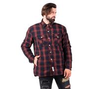 Camicia Moto West Coast Choppers Austin Rosso/Nero4XL Rosso,Nero