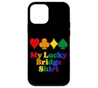 Camicia My Lucky Bridge Rainbow Card Suits Custodia per iPhone 12 mini