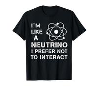 Camicia Neutrino - Fisico Nucleare Positron Electron Teacher Maglietta