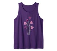 Camicia Nucleo Cottage Viola Fiori Viola Canotta