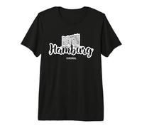 Camicia Originale Hamburg Elbphilharmonie Germany Maglietta Premium
