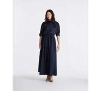 Camicia oversize con taschino, BLU D'ORIENTE, Taglia: L