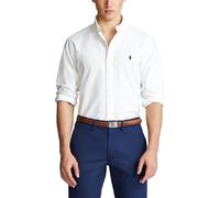Camicia Oxford aderente tinta in capo Bianco XL Tinta unita