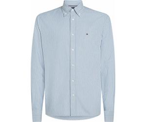 Camicia Oxford dritta a righe Blu M A righe