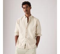 Camicia Oxford Relaxed con colletto abbottonato Beige L Tinta unita