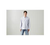 Camicia Oxford Relaxed con colletto abbottonato Blu M A righe