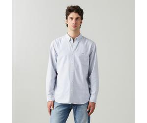 Camicia Oxford Relaxed con colletto abbottonato Blu M Tinta unita