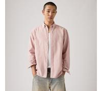 Camicia Oxford Relaxed con colletto abbottonato Rosa XL A righe