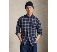 Camicia Oxford slim fit, scozzese Blu S Tinta unita
