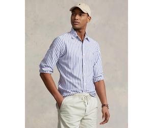 Camicia oxford slim maniche lunghe Blu L A righe