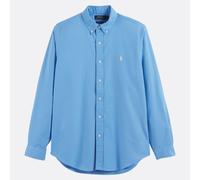 Camicia Oxford slim tinta in capo Blu S Tinta unita