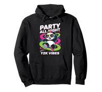 Camicia Party Panda all Night Y2K Vibes Retro Panda Cool Dance Felpa con Cappuccio
