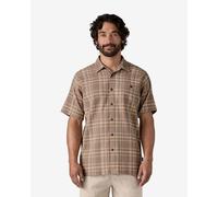 Camicia Patagonia A/C manica corta marrone beige - S