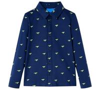 vidaXL Camicia per Bambini Blu Marino 116