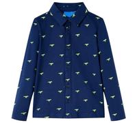 vidaXL Camicia per Bambini Blu Marino 92