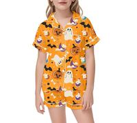 Camicia per bambini Button Down Camicia arcobaleno per bambini | struttura simile alla seta con bottoni sul davanti, adatta a giornate casual, viaggi, fine settimana rilassati e abiti