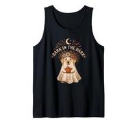 Camicia per Cane Fantasma Halloween Zucca Fiore Corteccia Luna al Buio Canotta