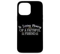 Camicia per cani e gatti con scritta in inglese "In Loving Memory of a Faithful Friend" Custodia per iPhone 13 Pro Max