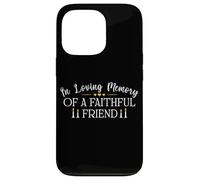 Camicia per cani e gatti con scritta in inglese "In Loving Memory of a Faithful Friend" Custodia per iPhone 13 Pro
