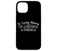 Camicia per cani e gatti con scritta in inglese "In Loving Memory of a Faithful Friend" Custodia per iPhone 13
