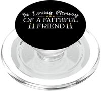 Camicia per cani e gatti con scritta in inglese "In Loving Memory of a Faithful Friend" PopSockets PopGrip per MagSafe