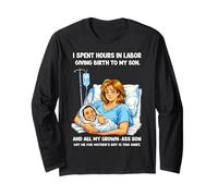 Camicia per la Festa della Mamma da Figlio | all He Got Me Was This Maglia a Manica