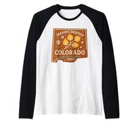 Camicia per Le Vacanze del Colorado Il Pan di Zenzero più Dolce della Stagione 2025 Maglia con Maniche Raglan