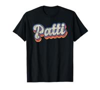 Camicia personalizzata Patti con nome personalizzato Lettering anni '70 Maglietta