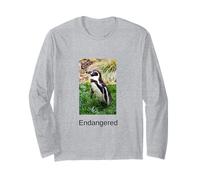 Camicia Pinguino in Pericolo di estinzione Galapagos PenguinPenguin Maglia a Manica