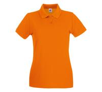 Camicia Polo Premium Donna - Frutta del top in cotone Loom Lady-Fit