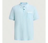 Camicia Polo Uomo Business Casual Da Golf Con Bottone Colletto A Metà Con Bordo A Contrasto E Blocchi Di Colore, Ideale Per Il Marito L,M,S,XL,XXLColore unicoTessuto