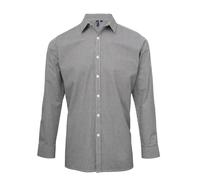 Camicia Popeline A Maniche Lunghe 100% Cotton Premier Taglie: XS - 3XL
