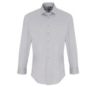 Camicia Poplin A Maniche Lunghe Stretch Fit Premier Taglie: XS - 5XL