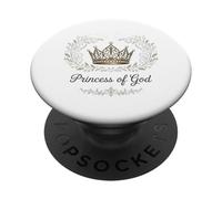 Camicia Principessa di Dio - Elegante design ispirato alla fede PopSockets PopGrip Adesivo