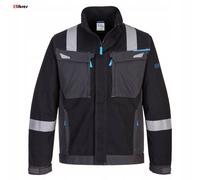 WX3 Felpa da Lavoro Professionale Leggera Giacca Ignifuga - Nera, L PORTWEST
