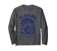 Camicia retrò dell'Alabama State Est 1819 Southern Montgomery Charm Maglia a Manica