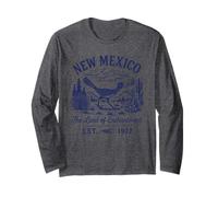 Camicia retrò New Mexico State Est 1912 Santa Pueblos Maglia a Manica