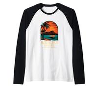 Camicia retrò Waikiki Shore Head After Maglia con Maniche Raglan