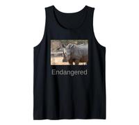 Camicia Rhinoceros Endangered Black Rhino Canotta