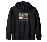 Camicia Rhinoceros Endangered Black Rhino Felpa con Cappuccio