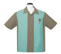 Camicia Rockabilly Tiki Totem Tropical Itch Anni '50 ST35582