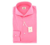 Camicia Rosa Unita Luigi Borrelli - Slim - 15.5/39 - (EV061143N35)