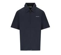 CAMICIA S/S POSTAL ZIP BLU CARHARTT WIP M