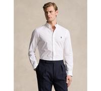 Camicia sagomata in popeline elasticizzato Bianco L Tinta unita