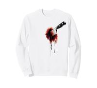 Camicia Sanguinosa Halloween Horror Blood Splatter Zombie Felpa