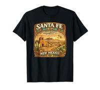 Camicia Santa Fe Vacanze Familiari New Mexico Santa Fe Souvenir Maglietta