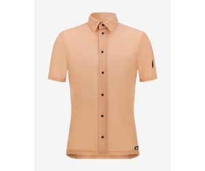 Camicia Santini Summer Gravel manica corta arancione - S
