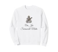 Camicia Saraswati Design Om Jai Saraswati Mata Felpa