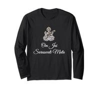 Camicia Saraswati Design Om Jai Saraswati Mata Maglia a Manica