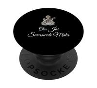 Camicia Saraswati Design Om Jai Saraswati Mata PopSockets PopGrip Adesivo